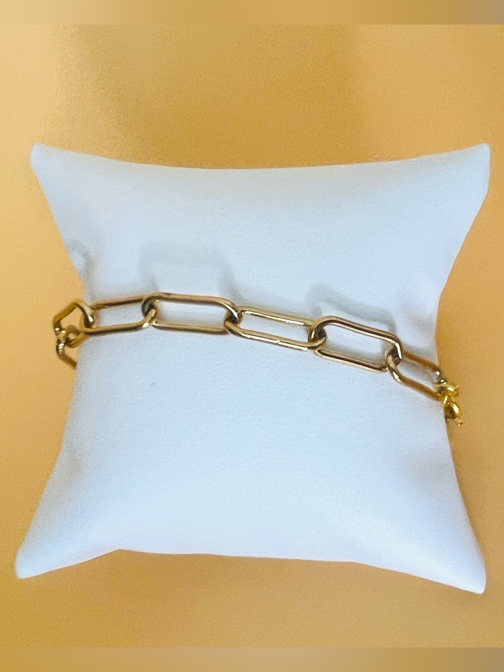 Chainlink bracelet gold plated